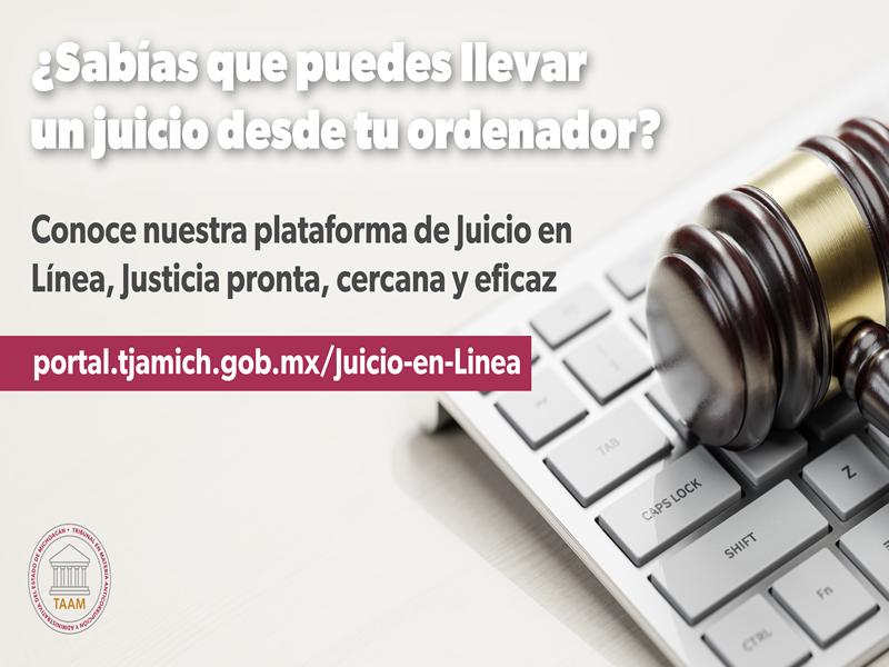 Michoacán rebasa 5 mil juicios en línea en materia administrativa